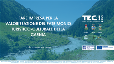Webinar introduttivo al percorso "Imprenditorialità e sviluppo di idee di business in Carnia"